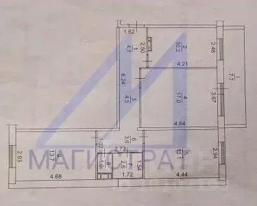 3-к кв. Томская область, Томск просп. Мира, 72/2 (69.8 м) - Фото 2