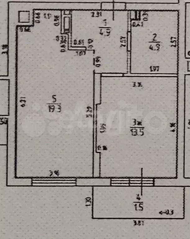 1-к. квартира, 44,1 м, 2/9 эт. - Фото 0