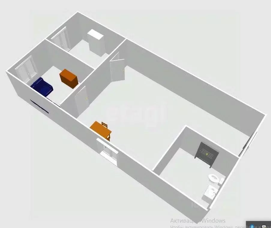 2-к кв. Сахалинская область, Холмск Молодежная ул., 6А (43.3 м) - Фото 1