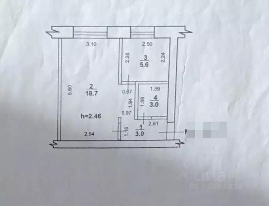 1-к кв. Башкортостан, Стерлитамак ул. Худайбердина, 164 (30.3 м) - Фото 2