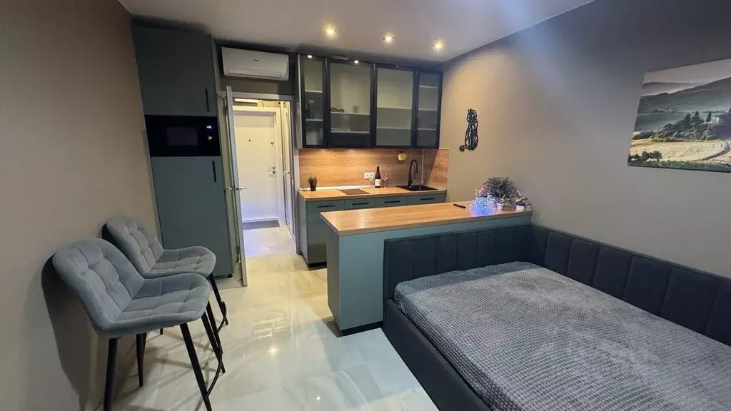 Студия Москва ул. Большое Понизовье, 8 (19.0 м) - Фото 1