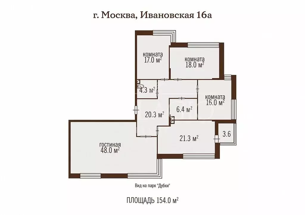 4-комнатная квартира: Москва, Ивановская улица, 16А (154 м) - Фото 0