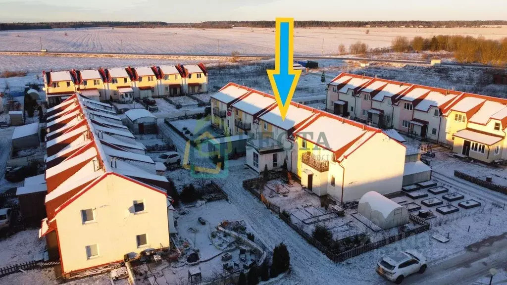 Таунхаус в Ленинградская область, Волосовский район, Клопицкое с/пос, ... - Фото 2