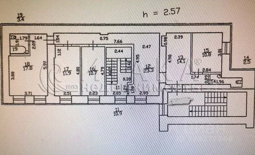 Помещение свободного назначения в Санкт-Петербург Моховая ул., 30 (242 ... - Фото 2