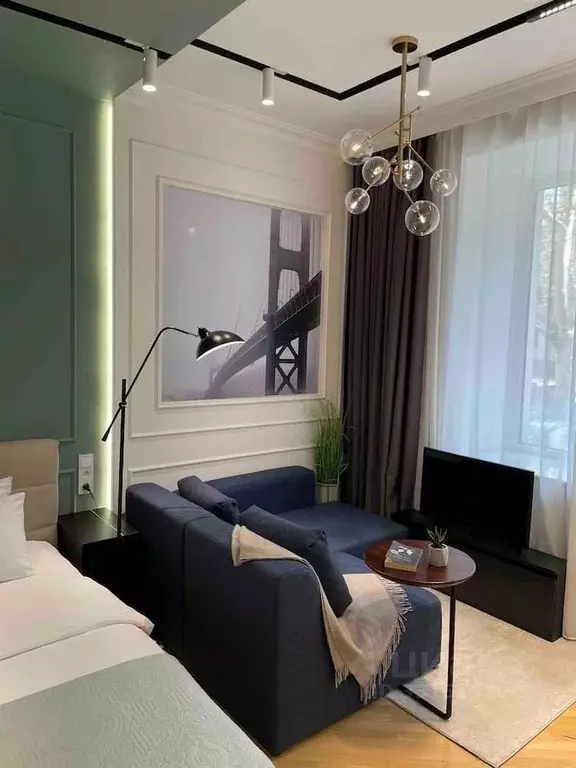 Студия Краснодарский край, Сочи ул. Гастелло, 27Б (32.0 м) - Фото 1