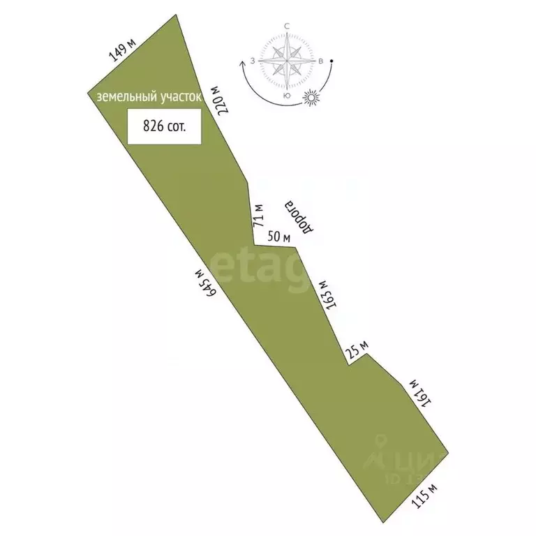 Участок в Челябинская область, Увельский муниципальный округ, ... - Фото 2