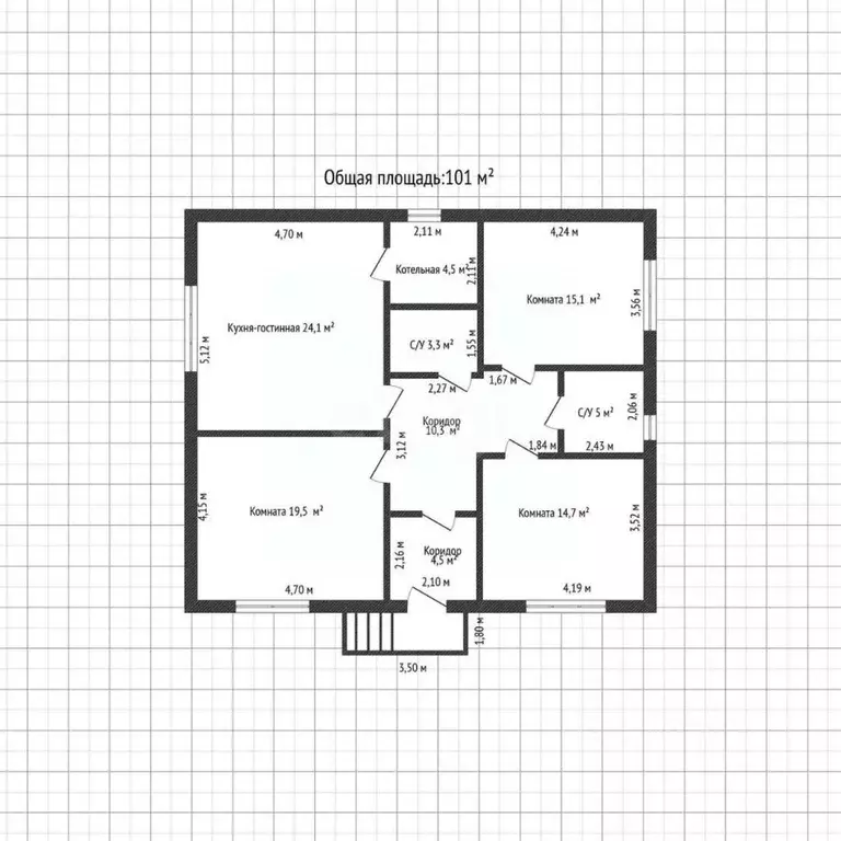 Дом в Адыгея, Майкоп городской округ, пос. Западный ул. Полевая (101 ... - Фото 2