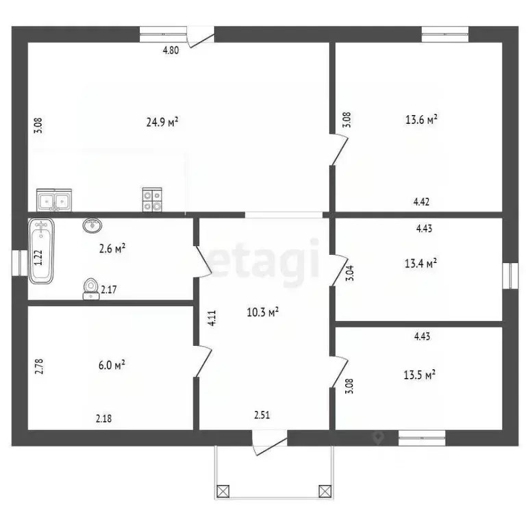 Дом в Тюменская область, Тюмень Россиянка садовое товарищество, ул. ... - Фото 1