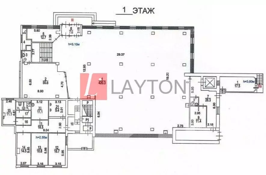 Торговая площадь в Москва Домодедовская ул., 1К1 (1135 м) - Фото 1