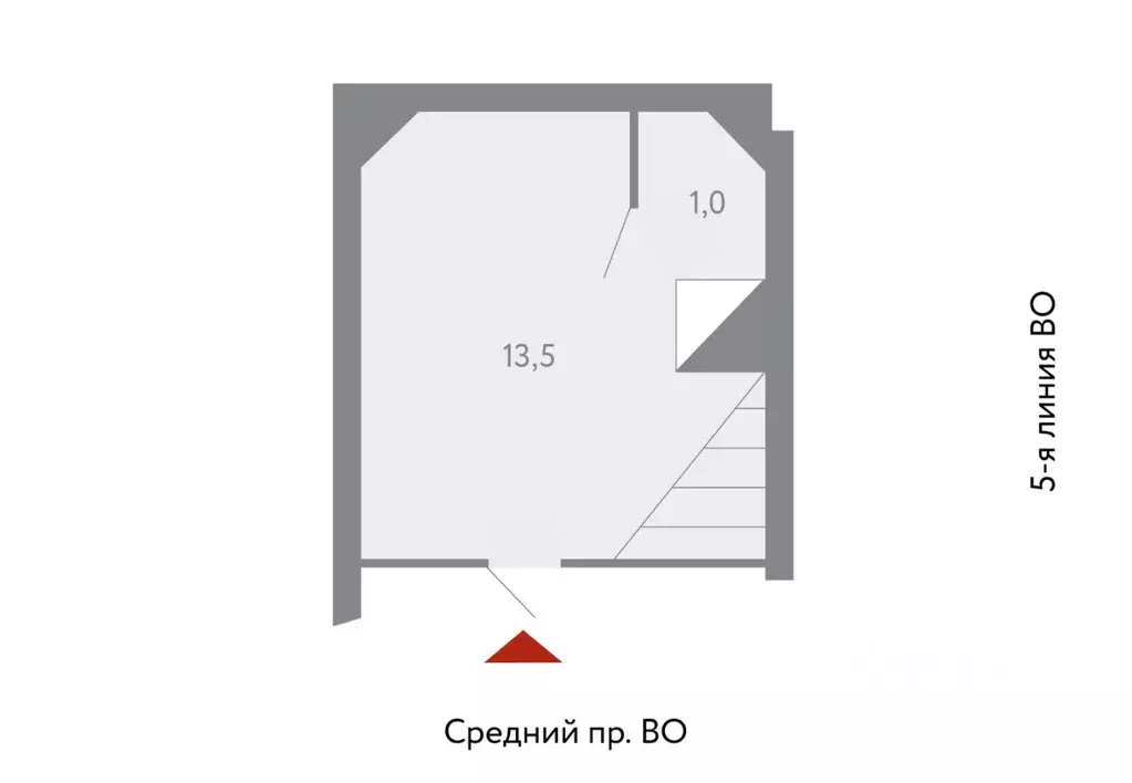 Офис в Санкт-Петербург просп. Средний Васильевского острова, 23 (15 м) - Фото 1