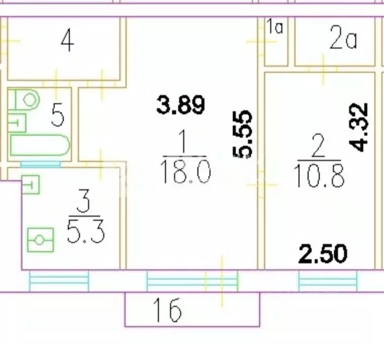 2-к кв. Москва ул. Архитектора Власова, 11К4 (43.0 м) - Фото 2