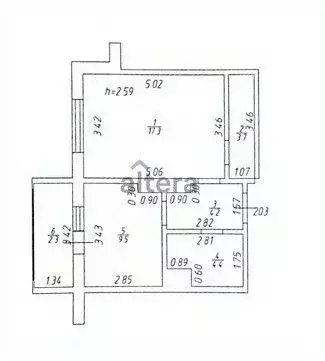 1-к кв. Татарстан, Казань ул. Натана Рахлина, 7Б (39.1 м) - Фото 2