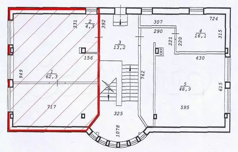 Продам офисное помещение, 66.6 м - Фото 0