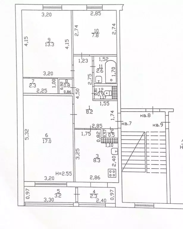 3-к кв. Краснодарский край, Темрюк Набережная ул., 4 (62.0 м) - Фото 2