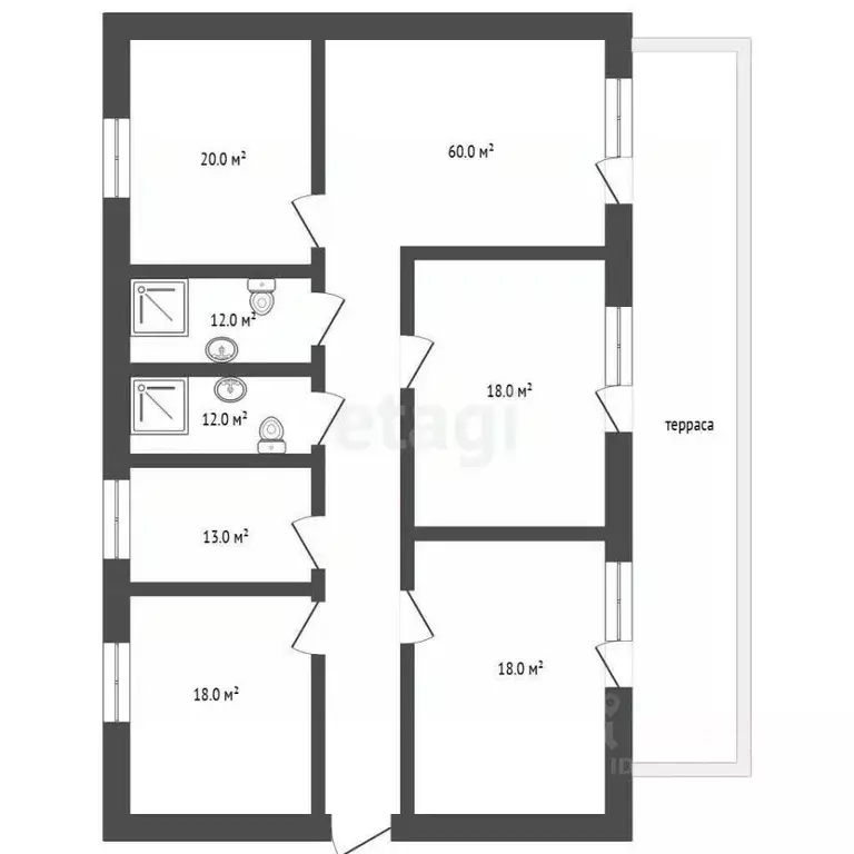Дом в Крым, Феодосия ул. Старокарантинная (171 м) - Фото 2
