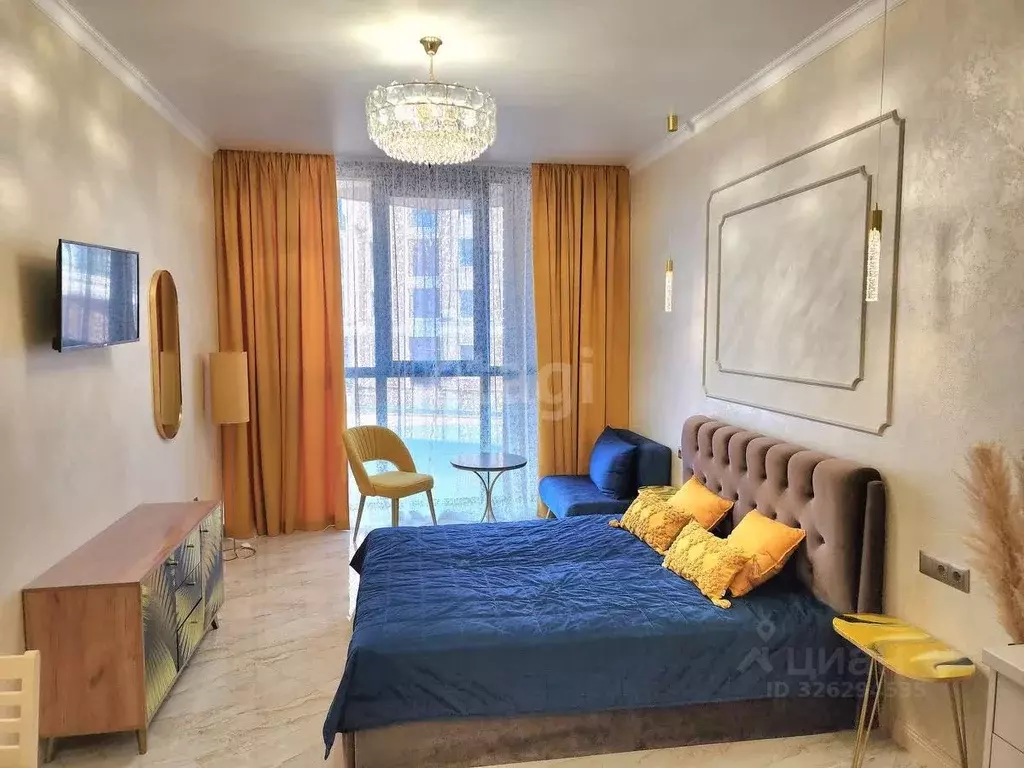 Студия Калининградская область, Зеленоградск ул. Гагарина, 87 (30.2 м) - Фото 1