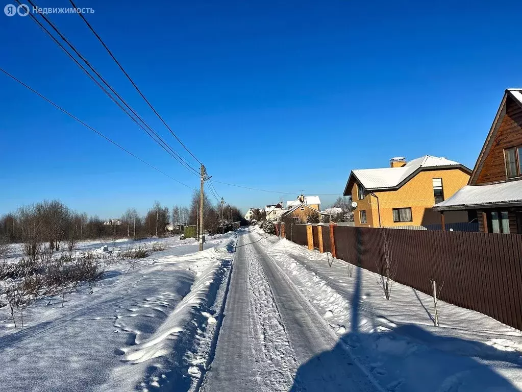 Участок в деревня Нижнее Мячково, Высоковольтная улица (7 м) - Фото 1