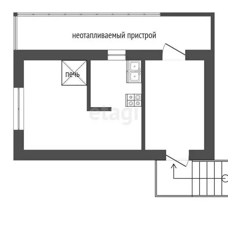 Дом в Уварово, Интернациональная улица (29.7 м) - Фото 0