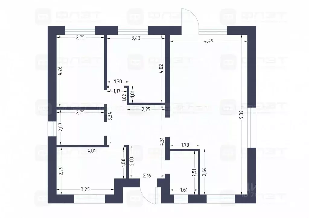 Дом в Татарстан, Лаишевский район, Егорьевское с/пос ул. Мусы Джалиля, ... - Фото 2
