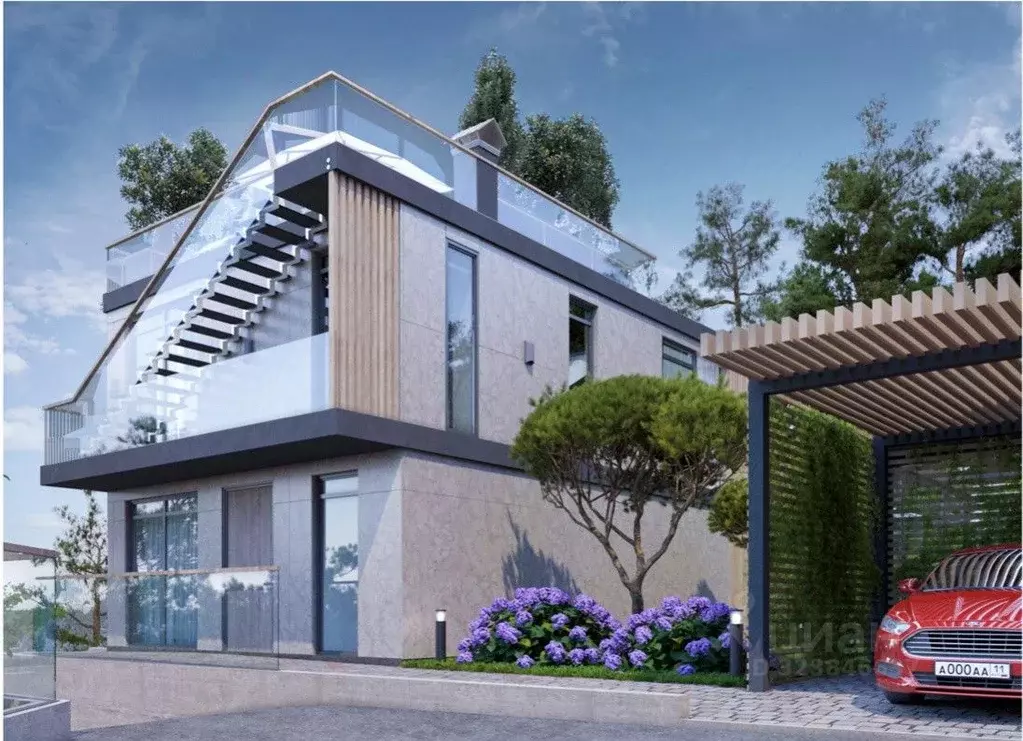 Таунхаус в Краснодарский край, Геленджик Пограничная ул., 14Б (220 м) - Фото 2