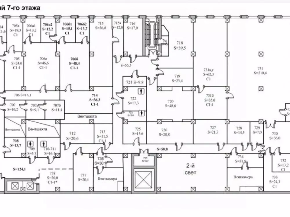 Офис в Москва Верхняя Красносельская ул., 2/1С1 (1460 м) - Фото 2