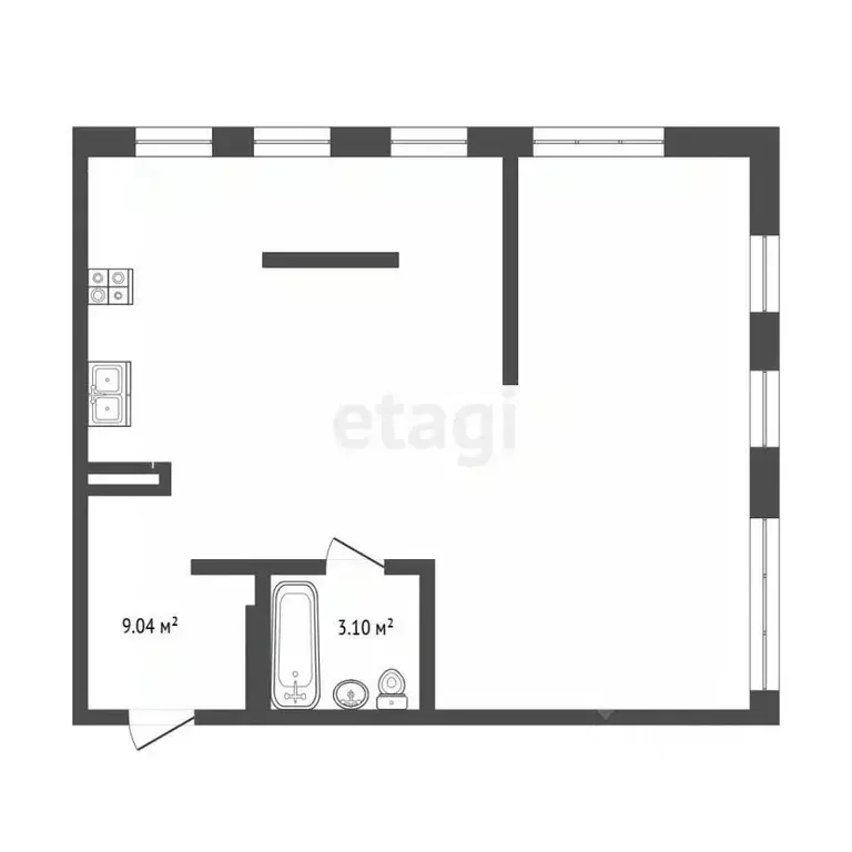 2-к кв. Тюменская область, Тюмень Рощино мкр, ул. Александра ... - Фото 2