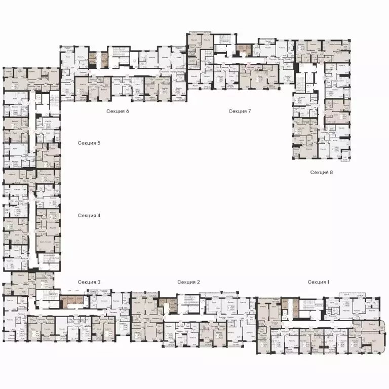 3-к кв. Ростовская область, Ростов-на-Дону Ривьера жилой квартал,  ... - Фото 2