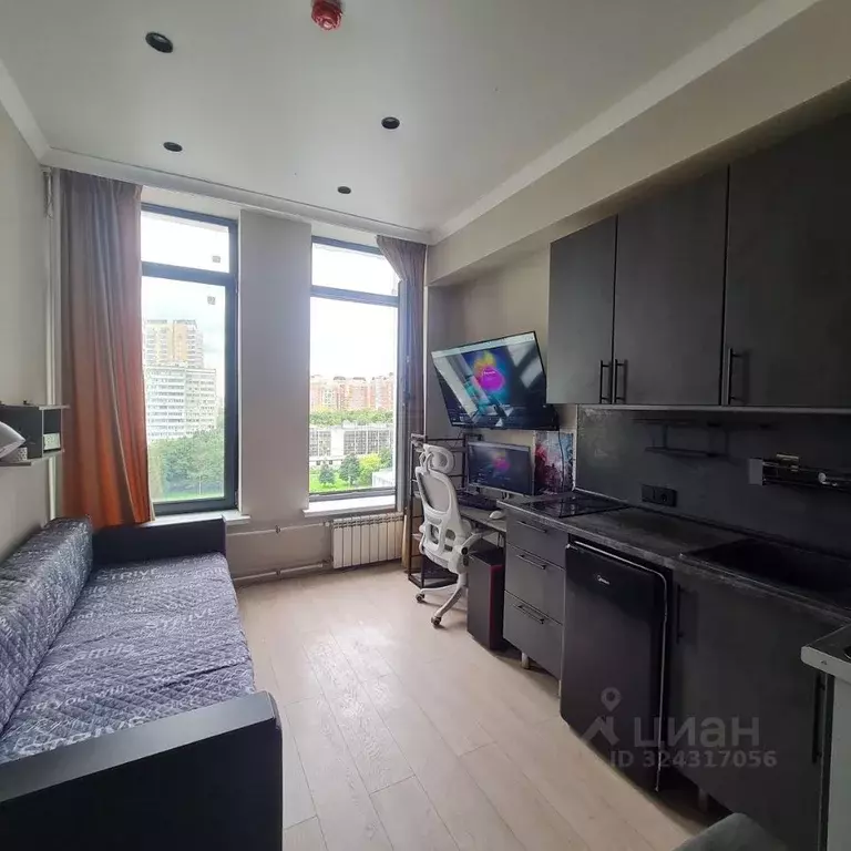 Студия Москва просп. Вернадского, 41С1 (18.5 м) - Фото 1