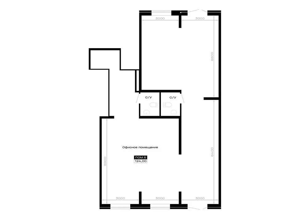 Помещение свободного назначения (124 м) - Фото 2