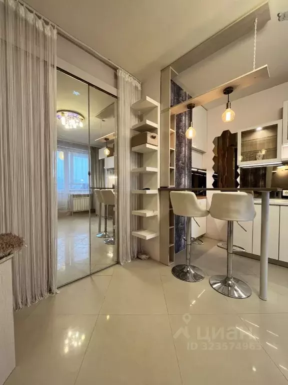 Студия Санкт-Петербург ул. Антонова-Овсеенко, 5к1 (24.8 м) - Фото 2