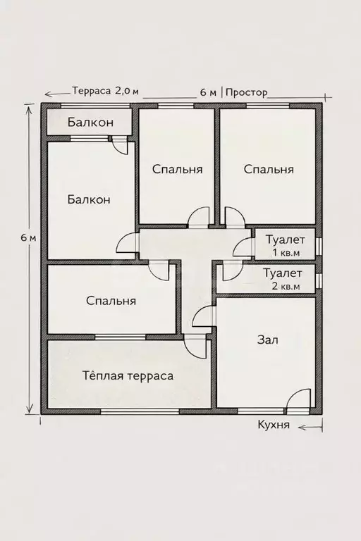 Дом в Иркутская область, Иркутск Березка СНТ, ул. Восточная, 69 (140 ... - Фото 2