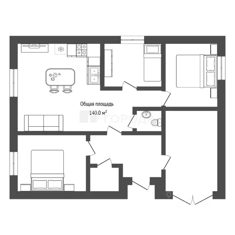 Дом в Новосибирская область, Мошковский район, пос. Октябрьский, ... - Фото 2