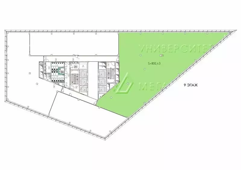 Офис (800 м) - Фото 1