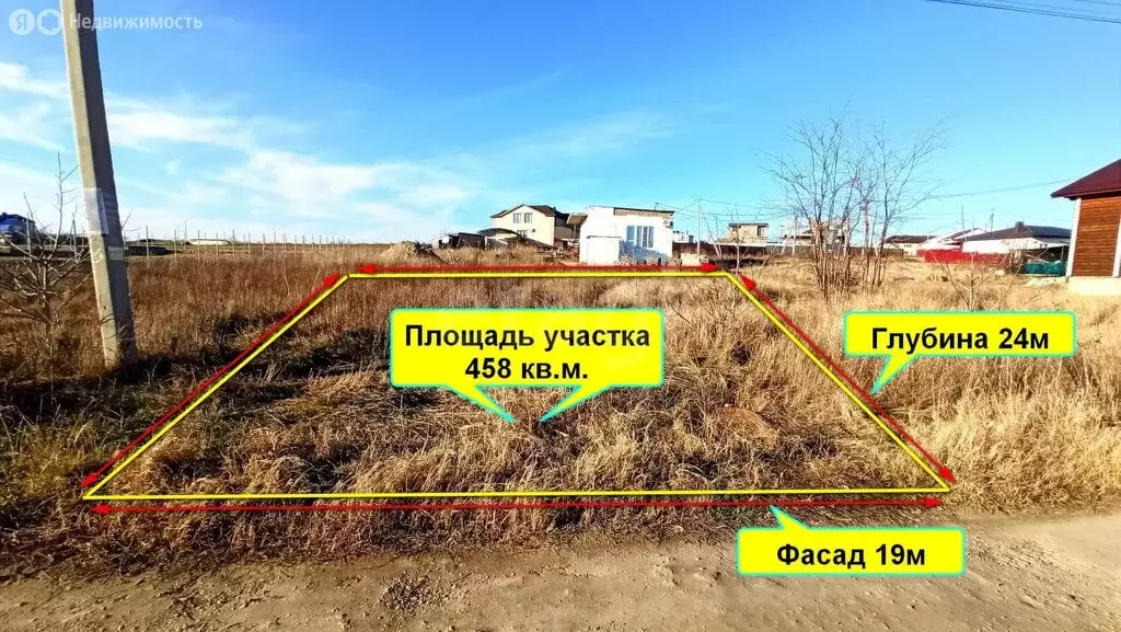 Участок в Краснодарский край, муниципальный округ Анапа, посёлок ... - Фото 1