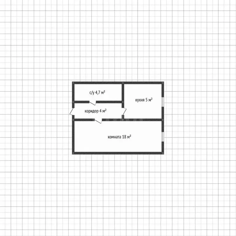 1-к кв. Адыгея, Майкоп ул. Чкалова, 73 (31.7 м) - Фото 2