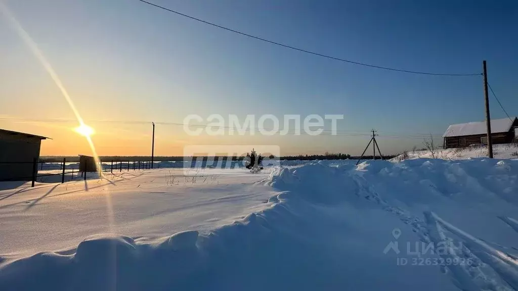 Участок в Томская область, Томский район, Калтайское с/пос, Береговое ... - Фото 1