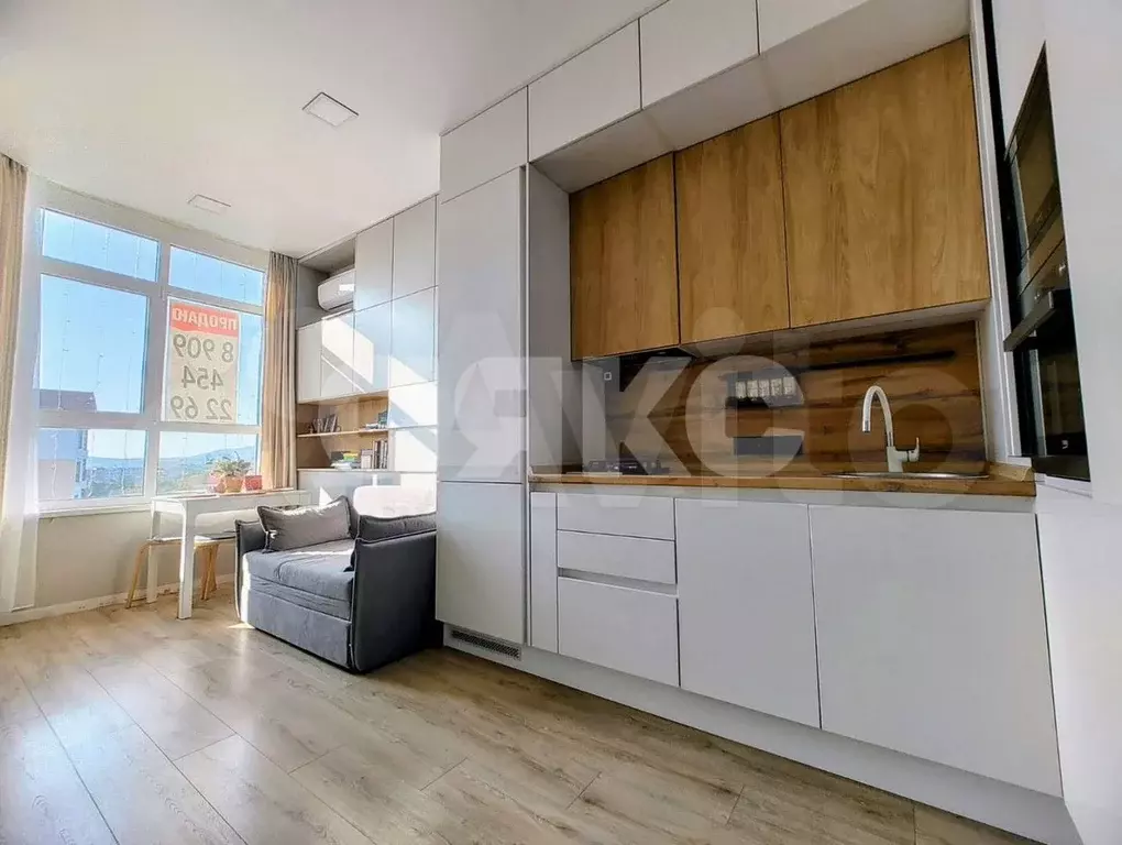 1-к. квартира, 43 м, 6/8 эт. - Фото 1