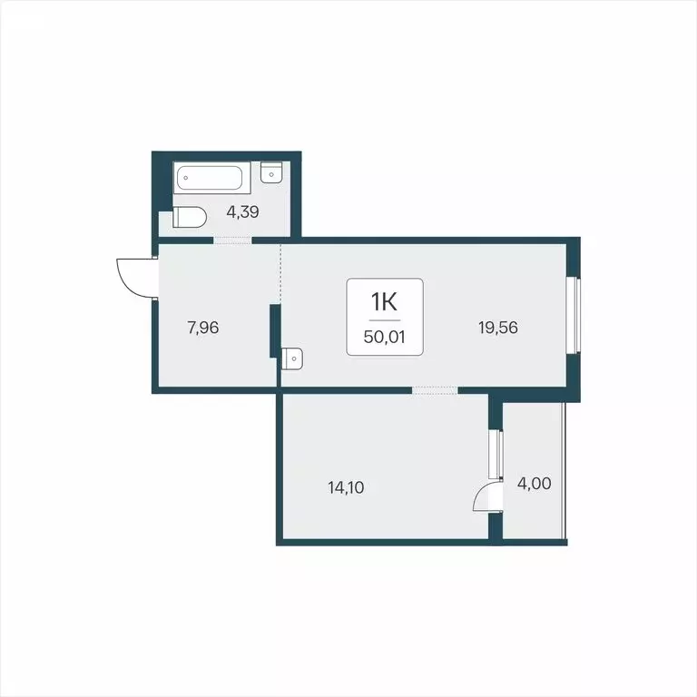 1-комнатная квартира: Новосибирск, Кедровая улица, 80/4 (50.01 м) - Фото 0