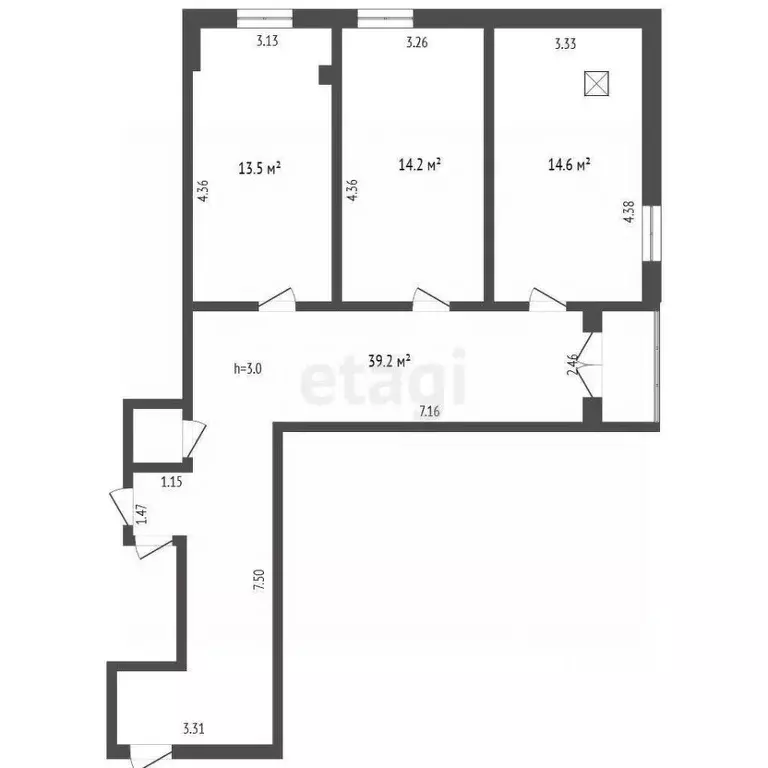 3-к кв. Крым, Феодосия ул. Строительная, 11 (84.0 м) - Фото 1