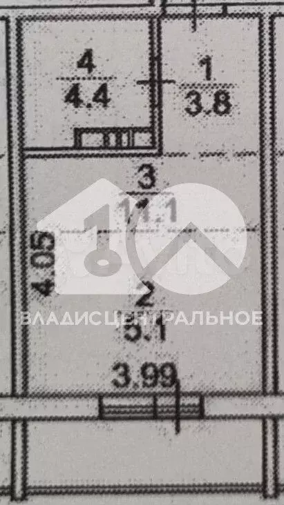 Квартира-студия, 24,4 м, 13/15 эт. - Фото 0