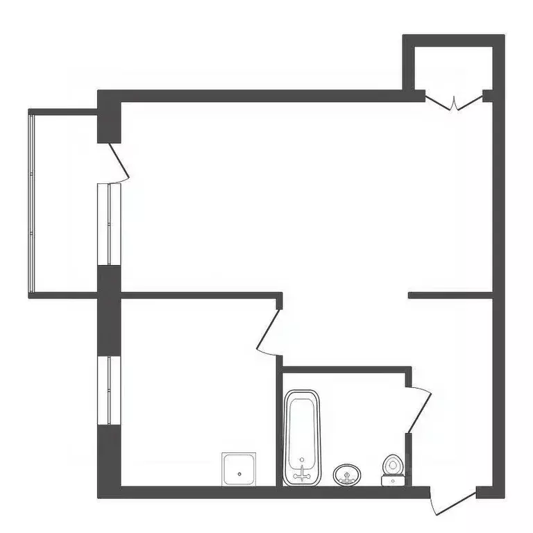 1-к кв. Красноярский край, Красноярск Свободный просп., 36 (29.0 м) - Фото 2