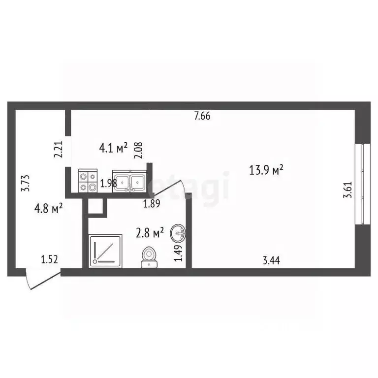 Студия Саха (Якутия), Якутск ул. Дзержинского, 51 (23.9 м) - Фото 2