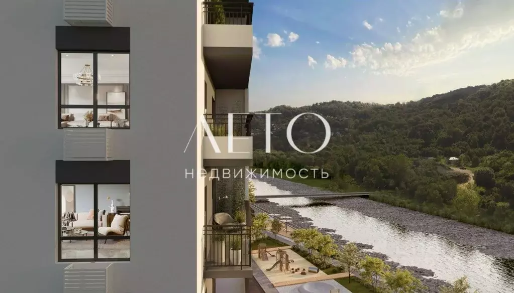 Студия Краснодарский край, Сочи ул. Искры, 66/10 (20.8 м) - Фото 2