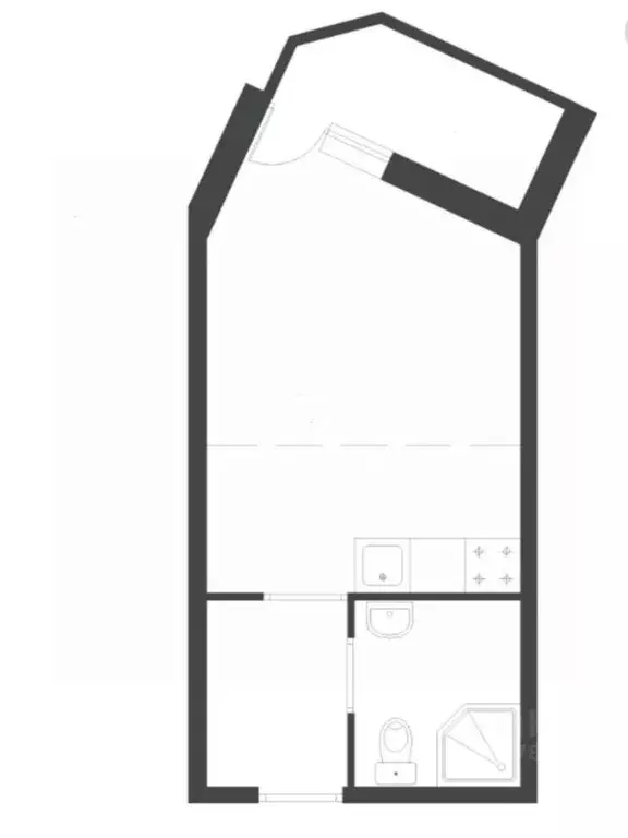 Студия Ленинградская область, Всеволожск ш. Дорога Жизни, 7к2 (21.6 м) - Фото 2