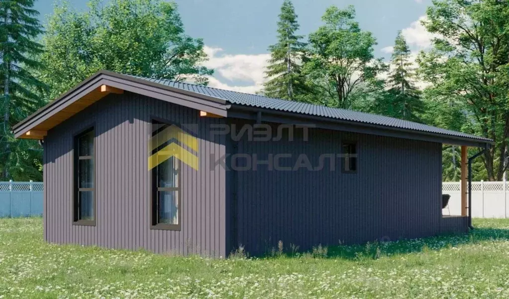 Дом в Омская область, Омский район, Магистральное с/пос, с. Ребровка ... - Фото 2