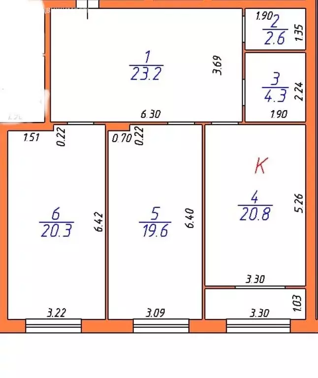 2-комнатная квартира: Владикавказ, улица Зураба Магкаева, 6Б (88 м) - Фото 1
