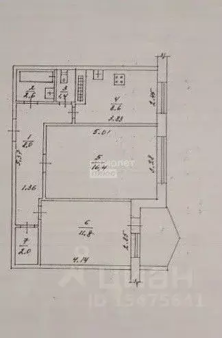 2-к кв. Волгоградская область, Волгоград ул. Никитина, 139 (50.8 м) - Фото 1