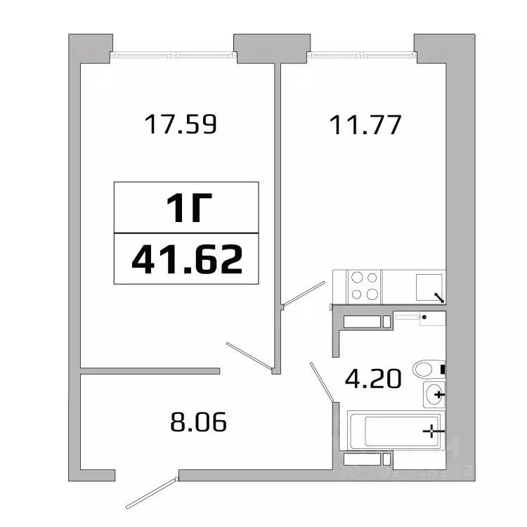 1-к кв. Иркутская область, Иркутск ИВАТУ городок, Авиатор жилой ... - Фото 1