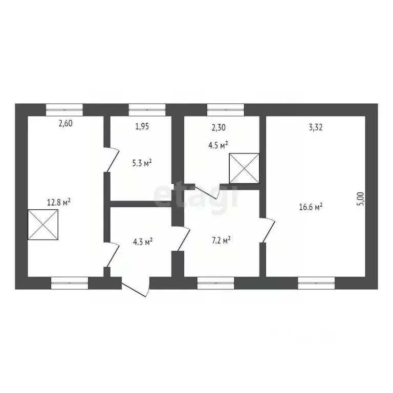 Дом в Кемеровская область, Березовский ул. Гастелло, 22 (51 м) - Фото 2