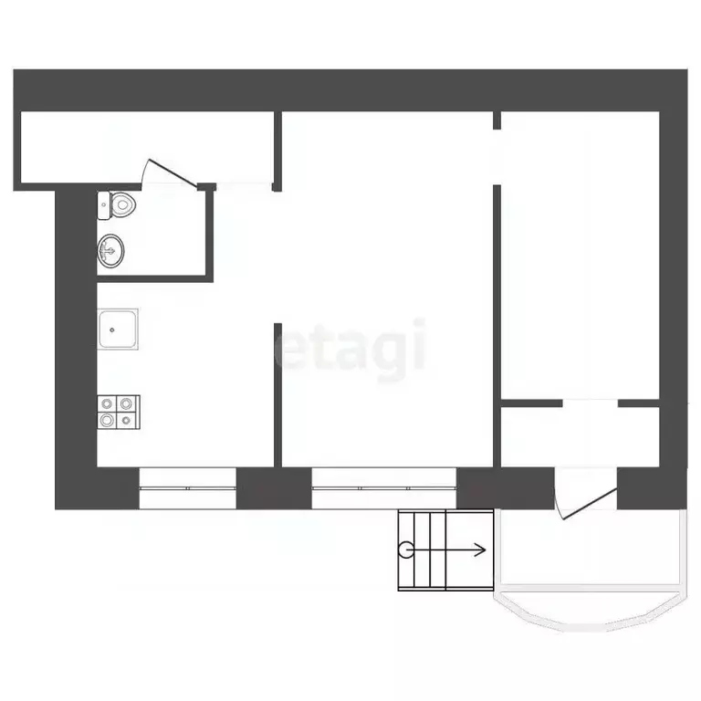 Офис в Забайкальский край, Чита Набережная ул., 78 (44 м) - Фото 2